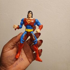 Vintage 1996 Kenner Man of Steel Cyber-Link Superman Action Figure